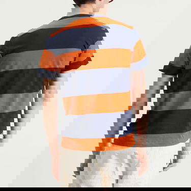 T-paita YMC YMC Wild Ones Block Stripe T-Shirt Oranssi | P6ZAM-40, 3