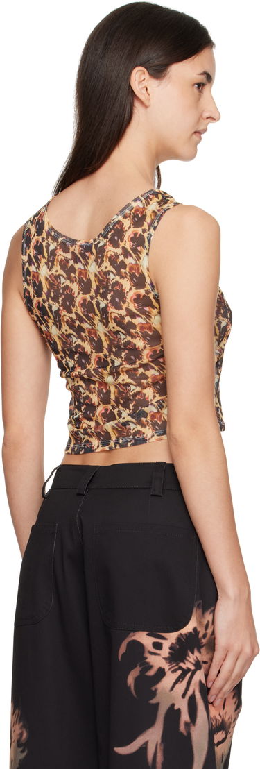 Tankkitoppi Collina Strada Collina Strada Leopard Peony Dachi Cardio Top Keltainen | XX3022, 2