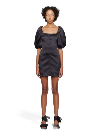 Mekko GANNI Bow Minidress Harmaa | F8456
