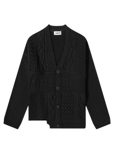 Villapaita Ambush Patchwork Cardigan Musta | BMHF008S22KNI0011000