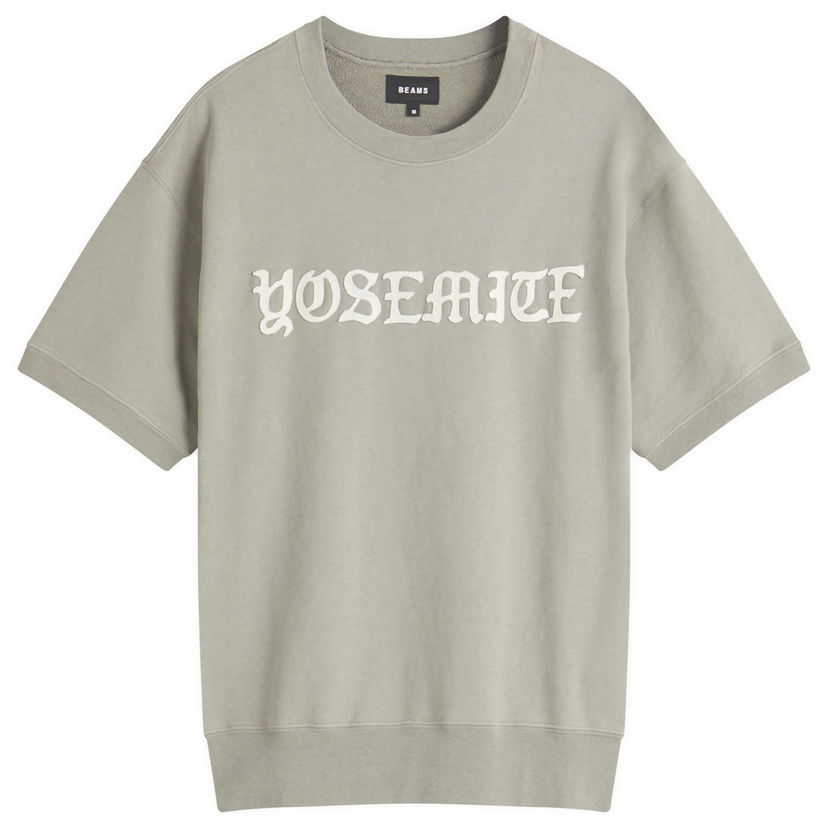 T-paita BEAMS BEAMS Short Sleeve Sweatshirt Harmaa | 1103-0054-146-15