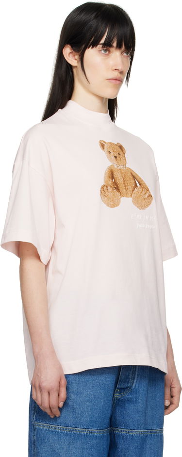 T-paita Palm Angels Palm Angels 'Bear in Mind' Loose T-Shirt Vaaleanpunainen | PWAA017S25JER0043C60, 1