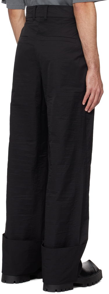 Housut We11done We11done Roll-Up Trousers Musta | WD-PT0-24-225-M-BK, 2