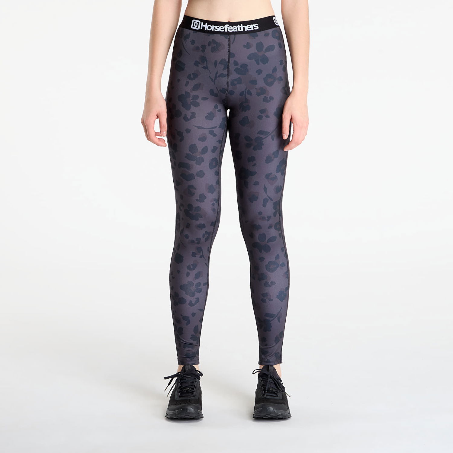Leggingsit Horsefeathers Mirra Floral Cheetah Leggings Harmaa | SW960C, 0