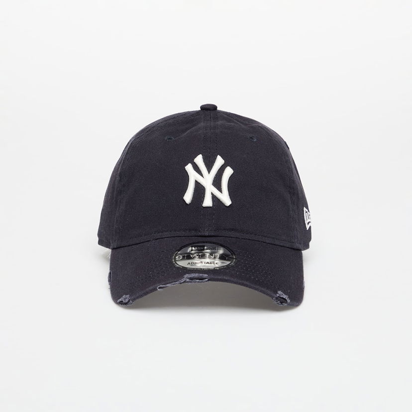Korkki New Era Distressed 9TWENTY New York Yankees Baseball Cap Tummansininen | 60595226