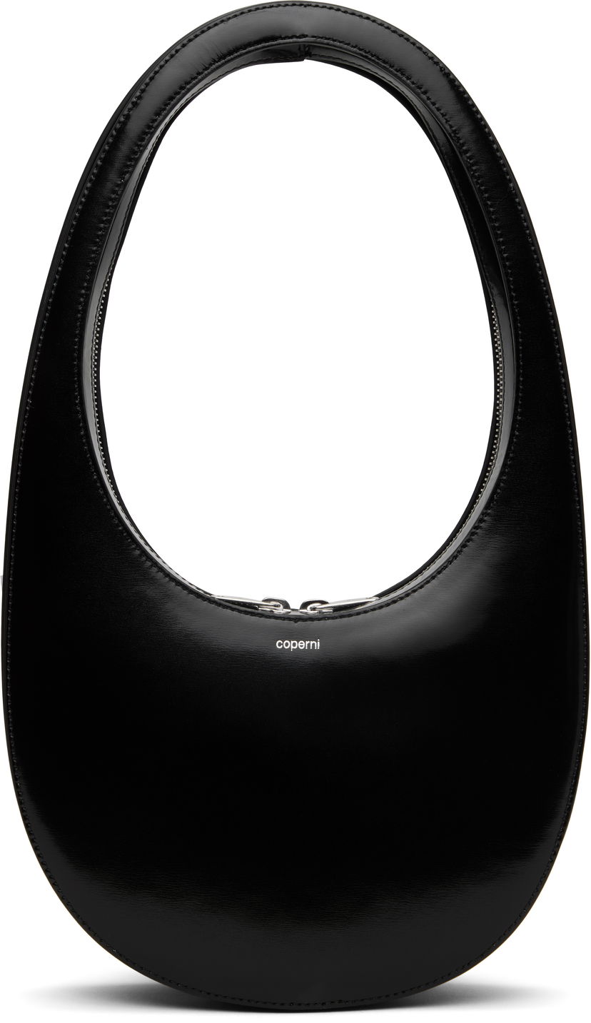 Käsilaukku Coperni Swipe Gloss Shoulder Bag Musta | COPBA01493