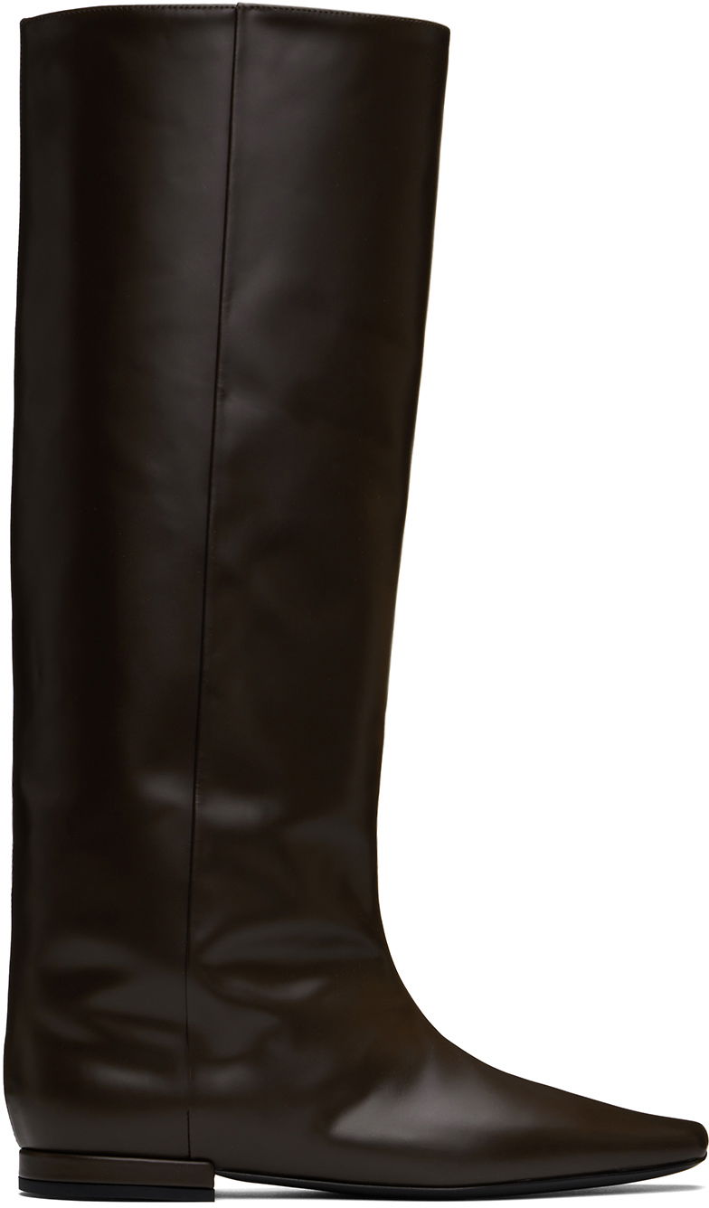 Vaatteet Loulou de Saison Loulou de Saison Lirone Tall Boots Ruskea | LIRONE