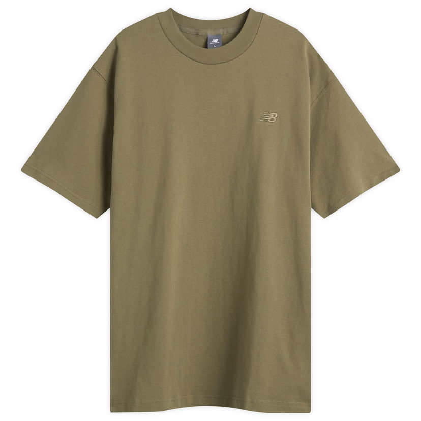 T-paita New Balance Men's Athletics Cotton T-Shirt Vihreä | MT41533-DEK