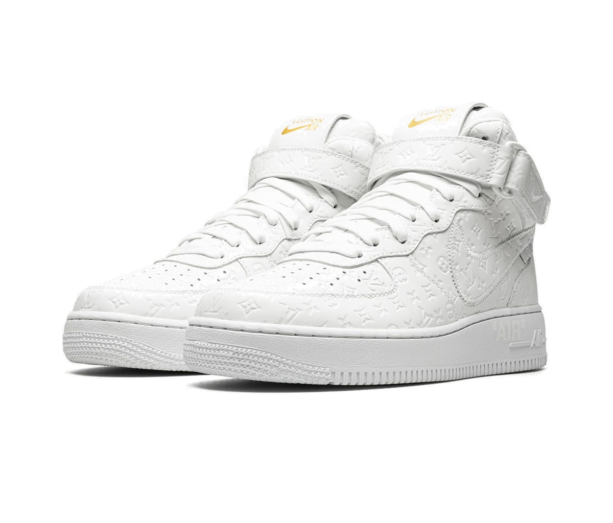 Tennarit ja kengät Nike Louis Vuitton By Virgil Abloh x Air Force 1 Mid Valkoinen | MS0222, 1