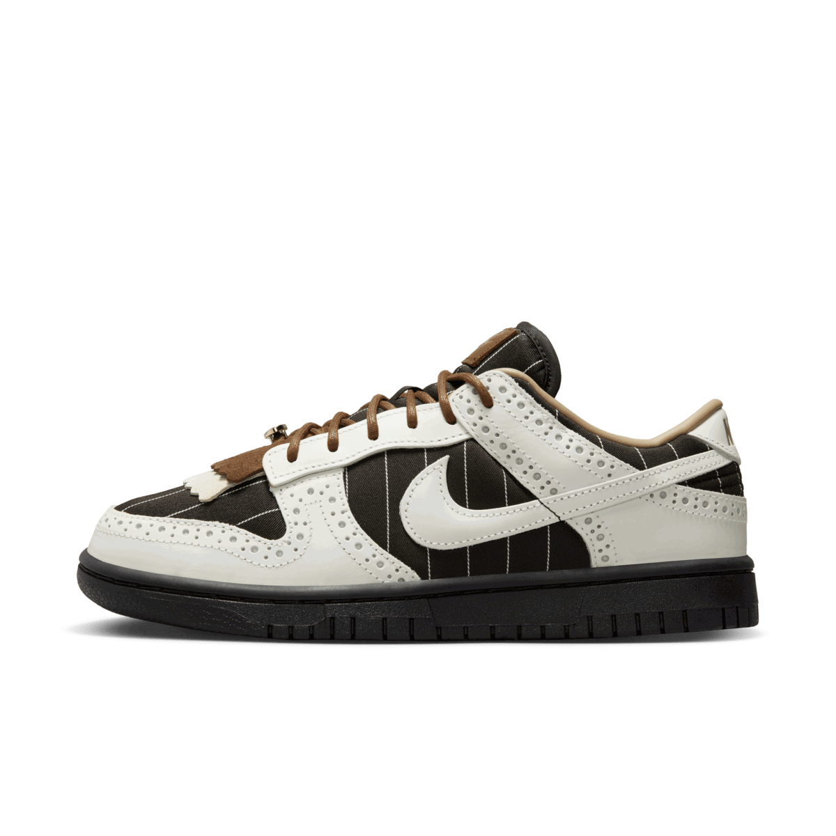 Tennarit ja kengät Nike Dunk Low LX "Brogue Pinstripe" W Musta | FV3642-010, 0