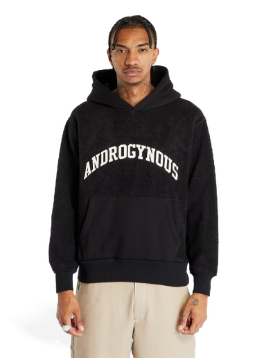 Huppari Pleasures Androgynous Hoodie Black Musta | P23F034 BLACK