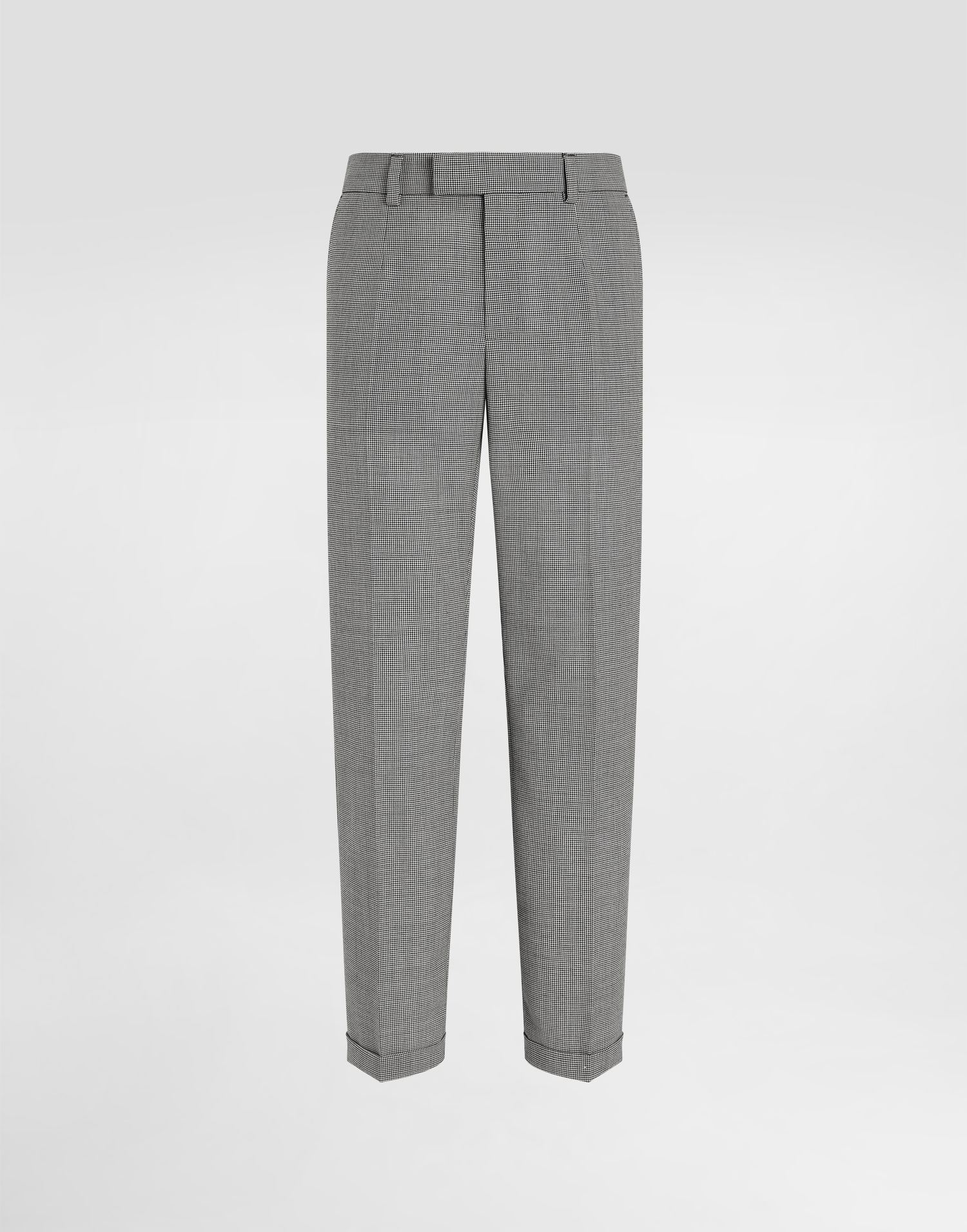 Housut Dolce & Gabbana Dolce & Gabbana Tailored Wool Houndstooth Pants Harmaa | GP0B8TFQ2OIS0984, 0