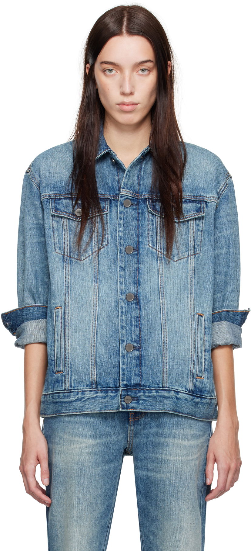 Takki CALVIN KLEIN Denim Jacket Sininen | 81WL703-PTI