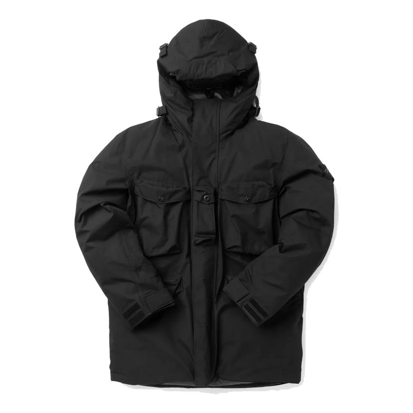 Parka Stone Island Ripstop Gore-tex Down Jacket Musta | 751540330-V0029