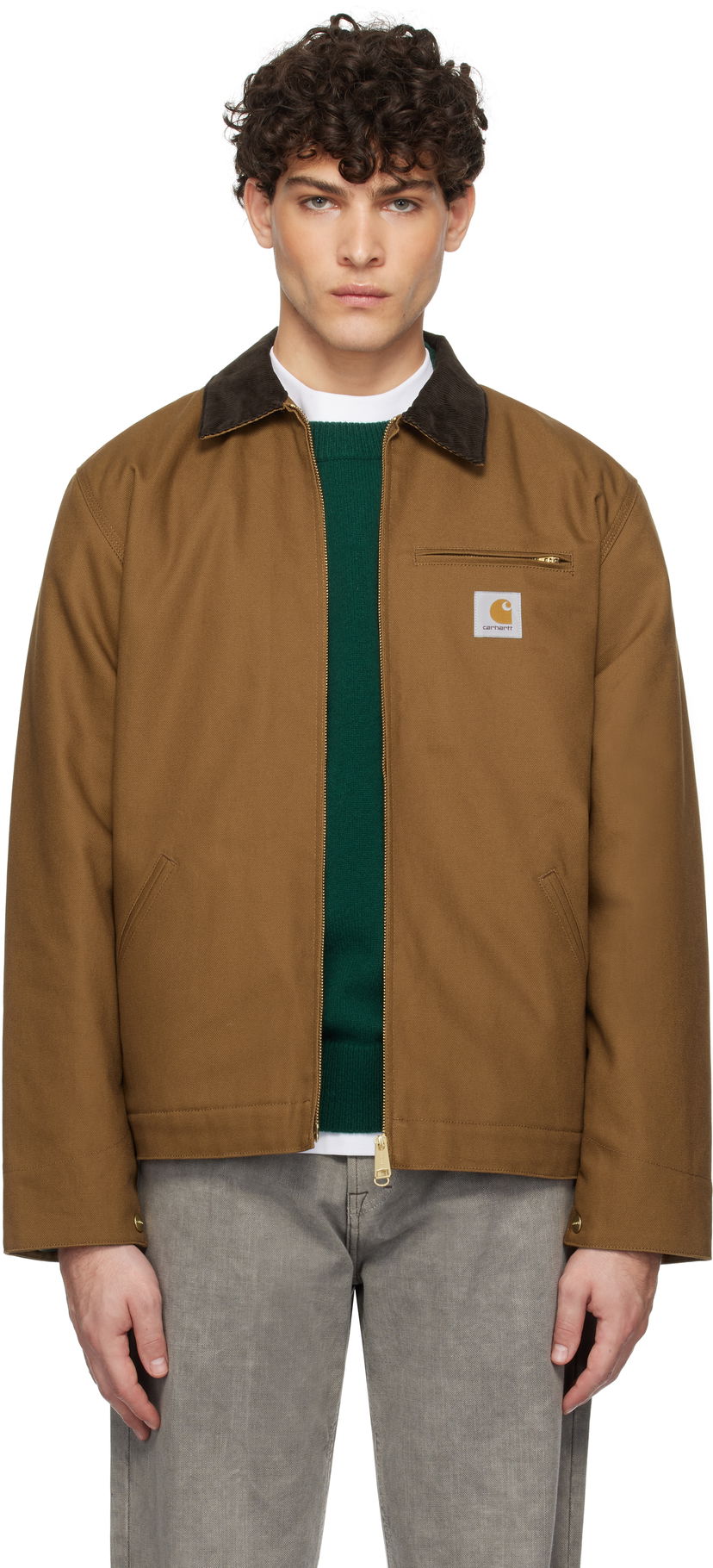 Takki Carhartt WIP Detroit Winter Jacket Ruskea | I015264