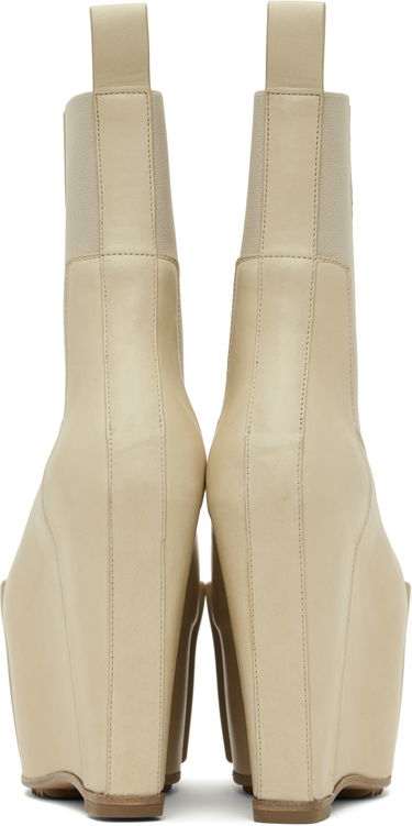 Vaatteet Rick Owens Rick Owens Hollywood Grilled Wedge Beatle Chelsea Boots Beige | RP01E7848 LBHGR, 1