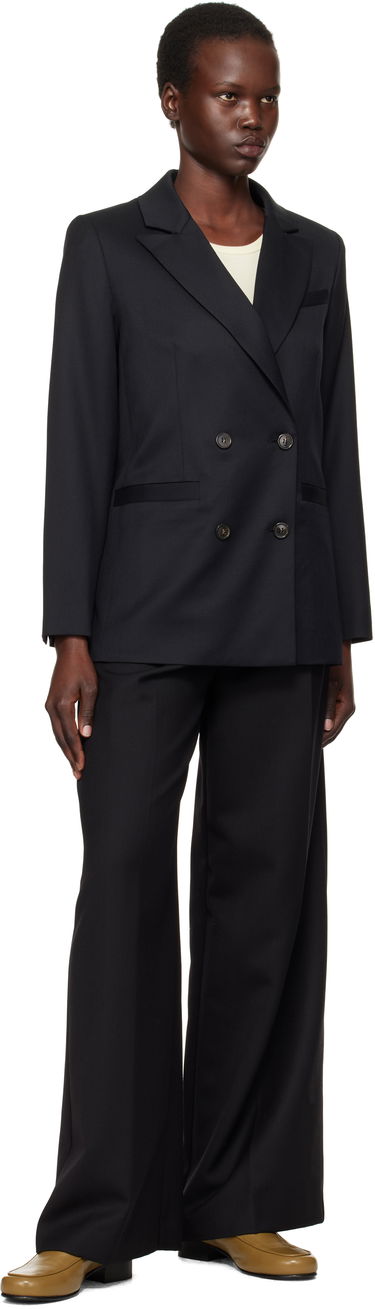 Takit A.P.C. A.P.C. Lucy Double-Breasted Blazer Musta | WOAPO-F03212, 3