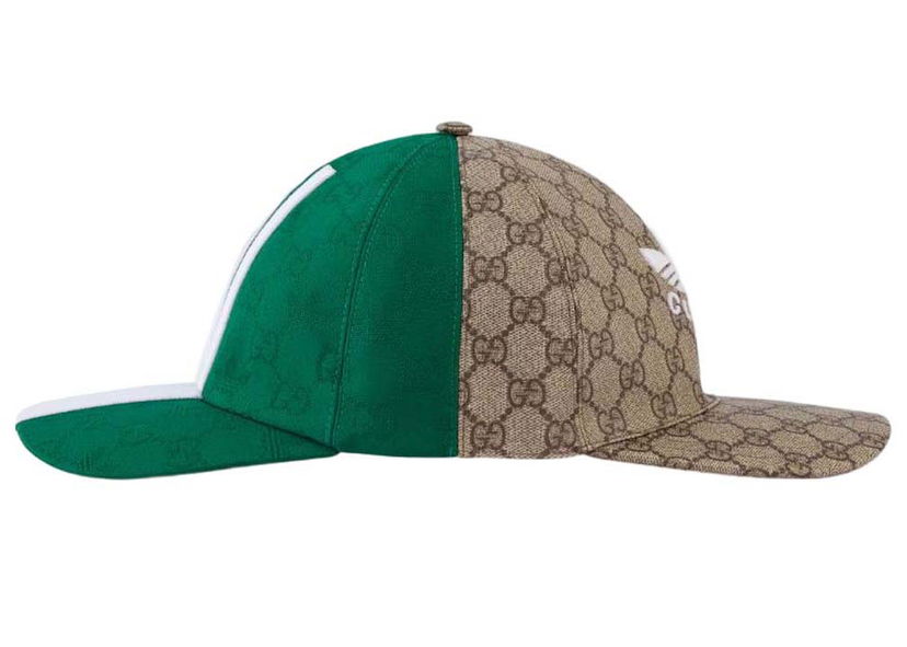 Korkki Gucci adidas x Double Sided Baseball Cap Green/Beige Monivärinen | 719406 4HAS4 9766