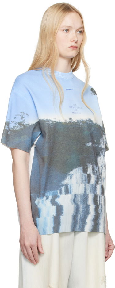 T-paita ADER ERROR ADER error Half S Pull-Over Graphic T-Shirt Sininen | BO01SSKT0503BL, 4