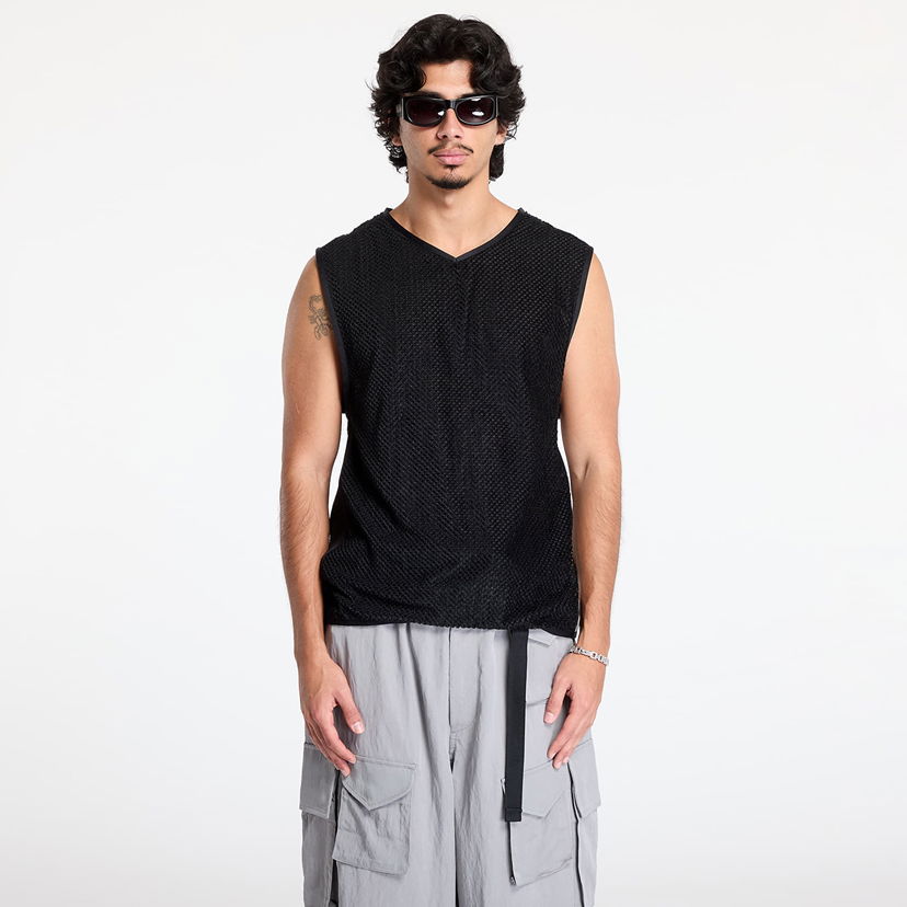 Liivi Y-3 Waffle Warpknit Vest Musta | IW7501