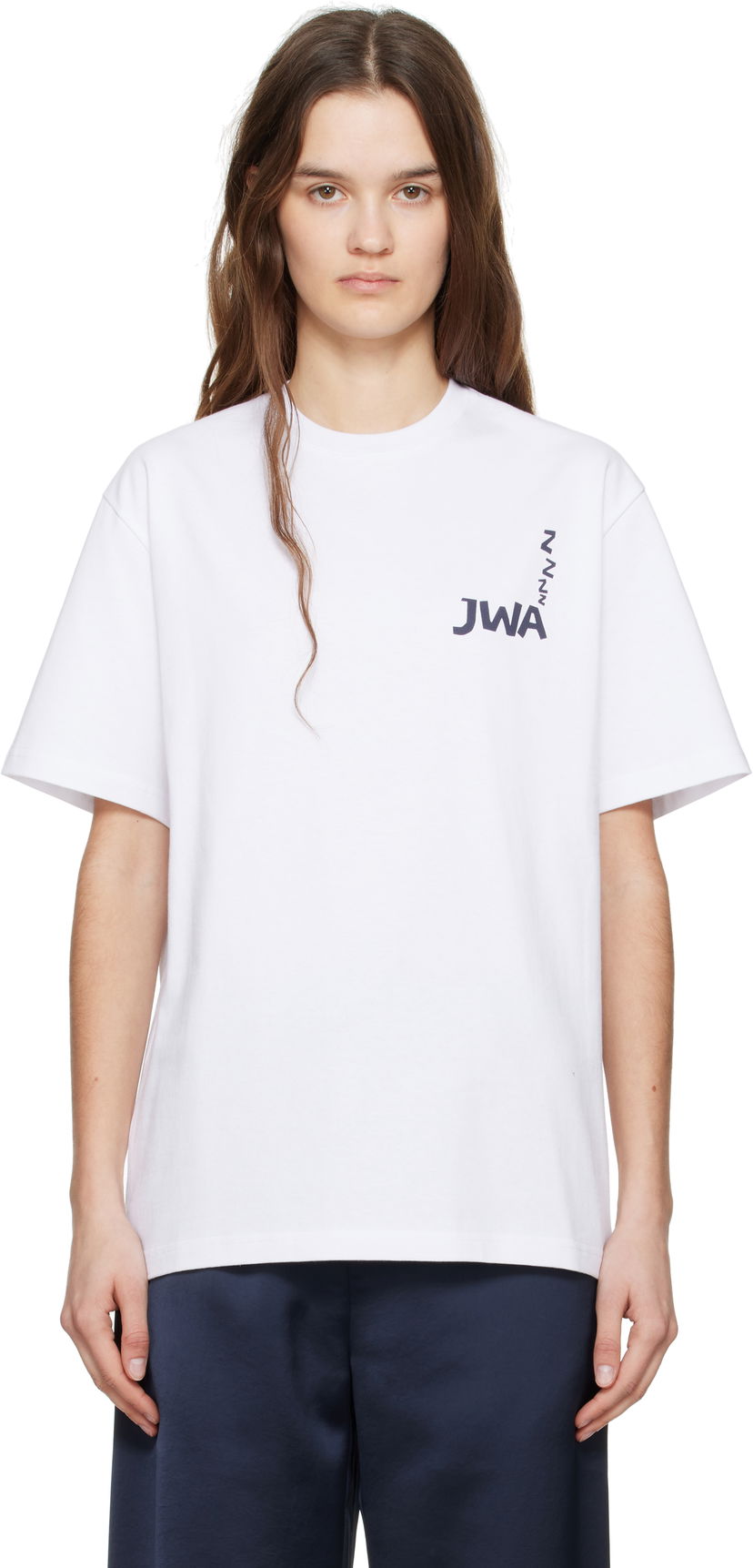 T-paita JW Anderson JW Anderson JWA Print T-Shirt Valkoinen | JT0285-PG1510