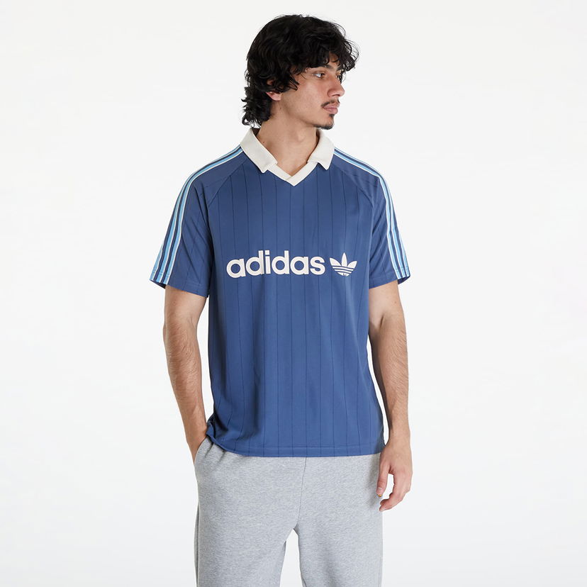 T-paita adidas Originals Printstripe Jersey T-Shirt Preloved Ink Sininen | IU0199