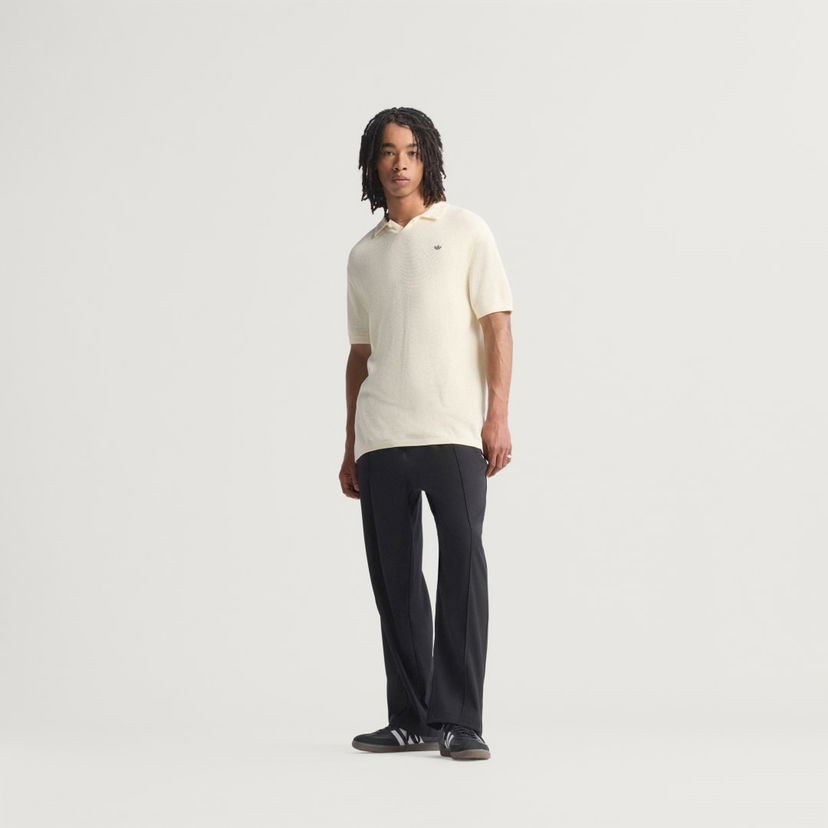 Poolopaita adidas Performance Premium Knit Polo Shirt Valkoinen | JV7596