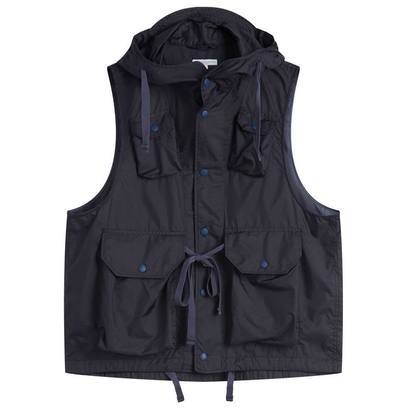 Liivi Engineered Garments Engineered Garments Field Vest, Size Large Tummansininen | QT079-KD002
