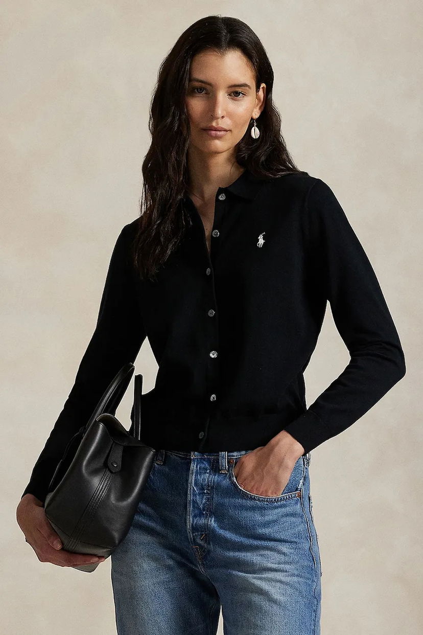 Villapaita Polo by Ralph Lauren Polo Ralph Lauren Cardigan Musta | 211972110