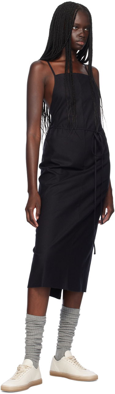 Mekko Baserange Yumi Apron Midi Dress Musta | DRYU-WS-000, 3