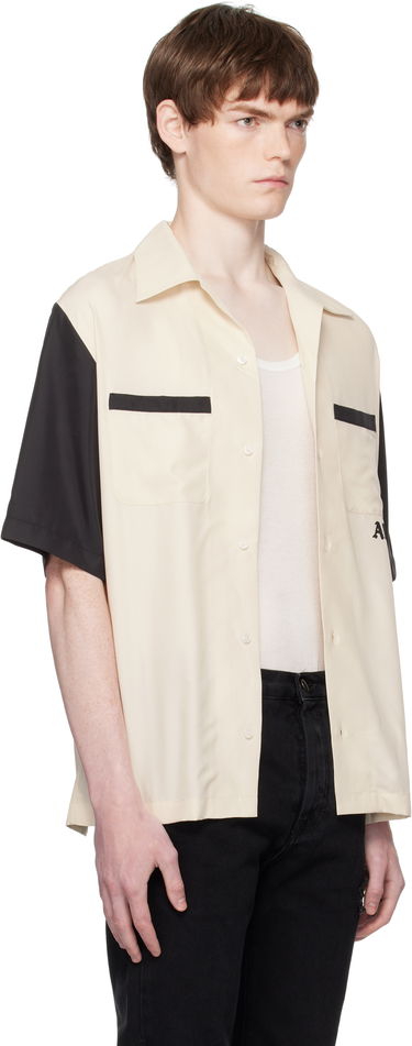 Paita AMIRI AMIRI 'Try It' Bowling Shirt Beige | AMSTCA1149, 1