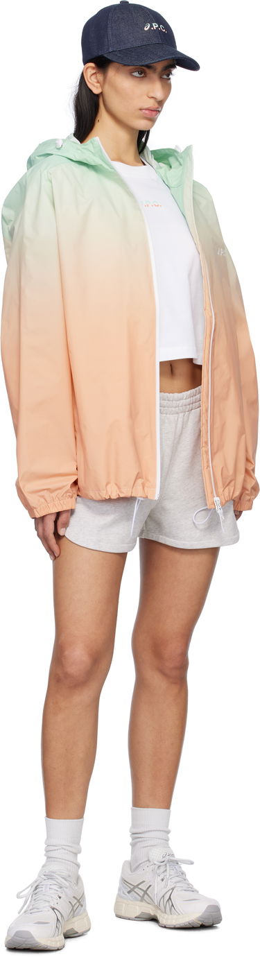 Tuulitakki A.P.C. A.P.C. ASICS Edition Meadow Gradient Hooded Jacket Oranssi | PSAKO-M32001, 3