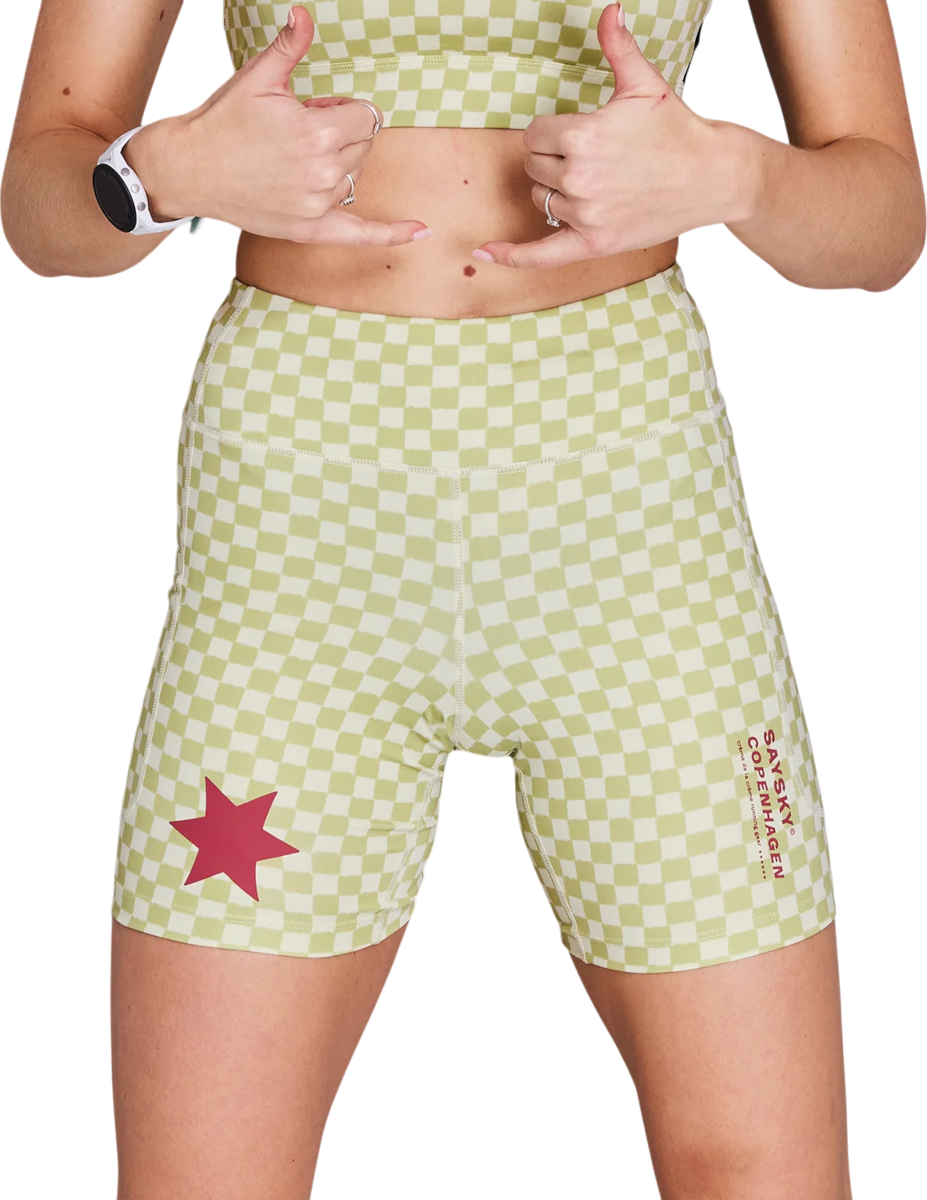 Shortsit Saysky Saysky Checker Combat+ 7" Short Tights Vihreä | nwrst30c1034, 0
