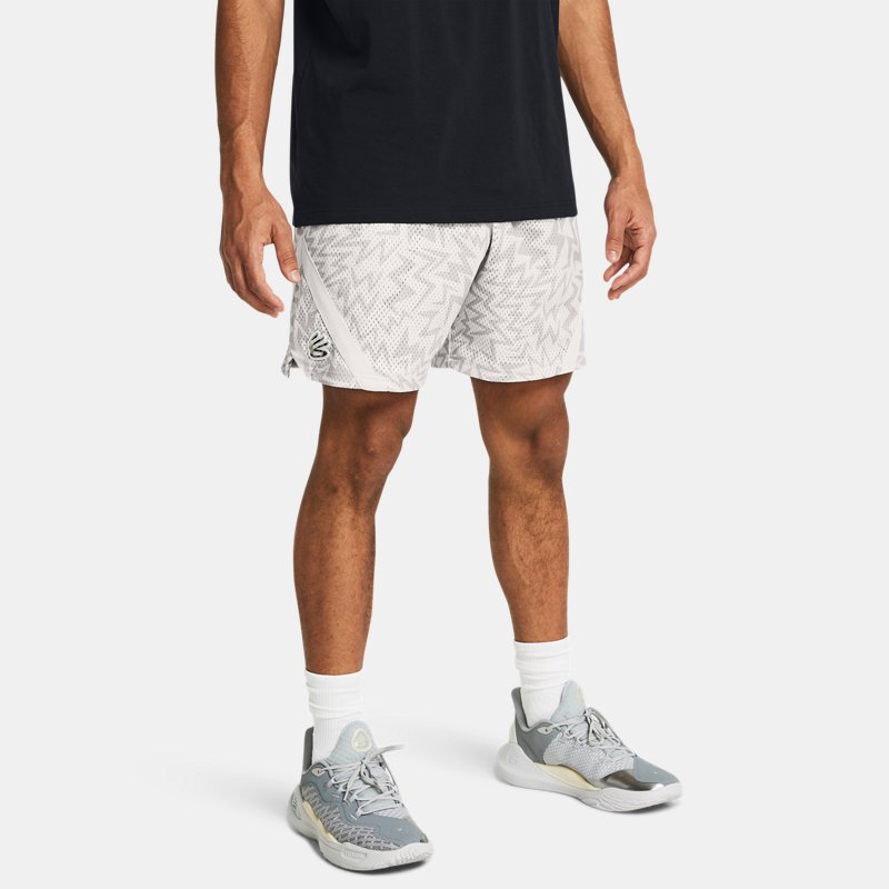 Shortsit Under Armour Curry Mesh-Shorts Valkoinen | 1383375-114