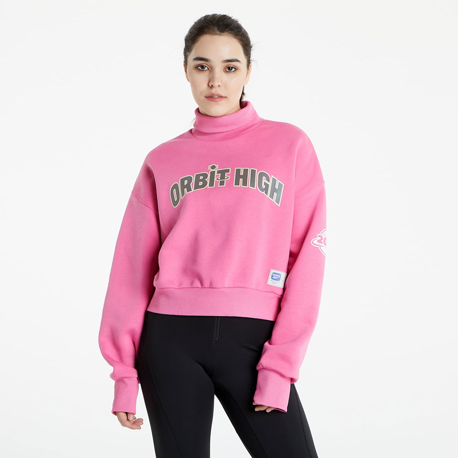 Huppari Reebok The Jetsons x The Flintstones Orbit High Cozy Crewneck Vaaleanpunainen | HD5223, 0