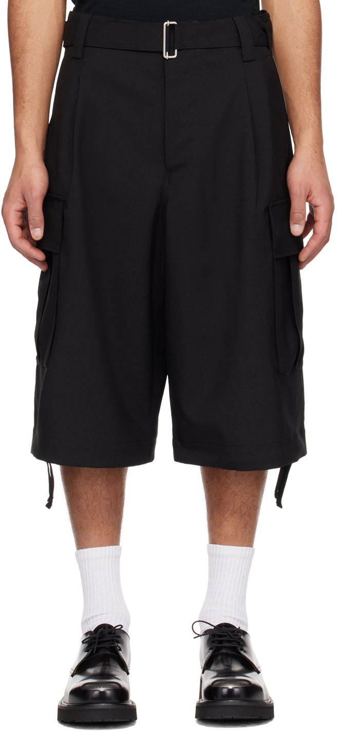 Shortsit KENZO Cargo Shorts Musta | FE55SH2369GE