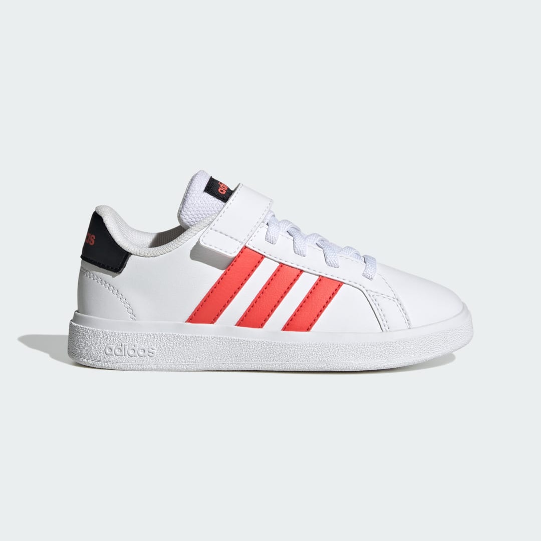 Tennarit ja kengät adidas Performance Grand Court Elastic Lace and Top Strap Valkoinen | IG4840, 0