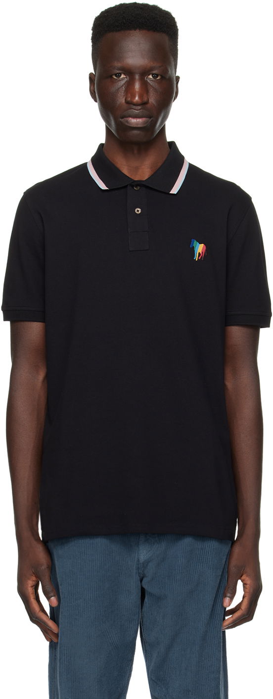 Poolopaita Paul Smith PS Paul Smith Broad Stripe Zebra Polo Musta | M2R-151LE-M21511-79