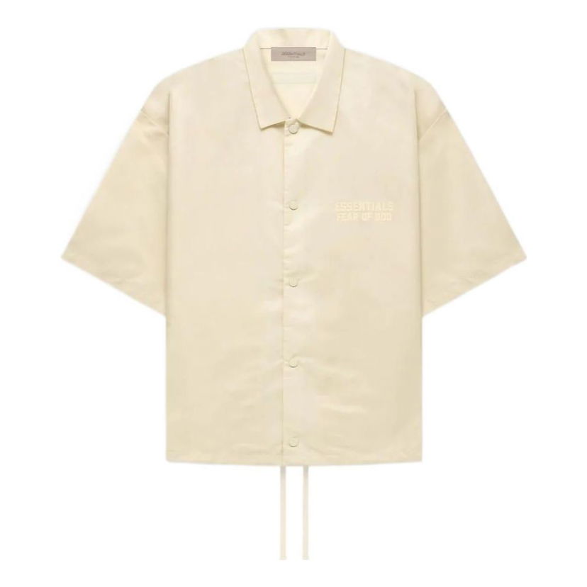 Paita Fear of God Essentials Nylon Shirt Beige | FOG-FW22-058