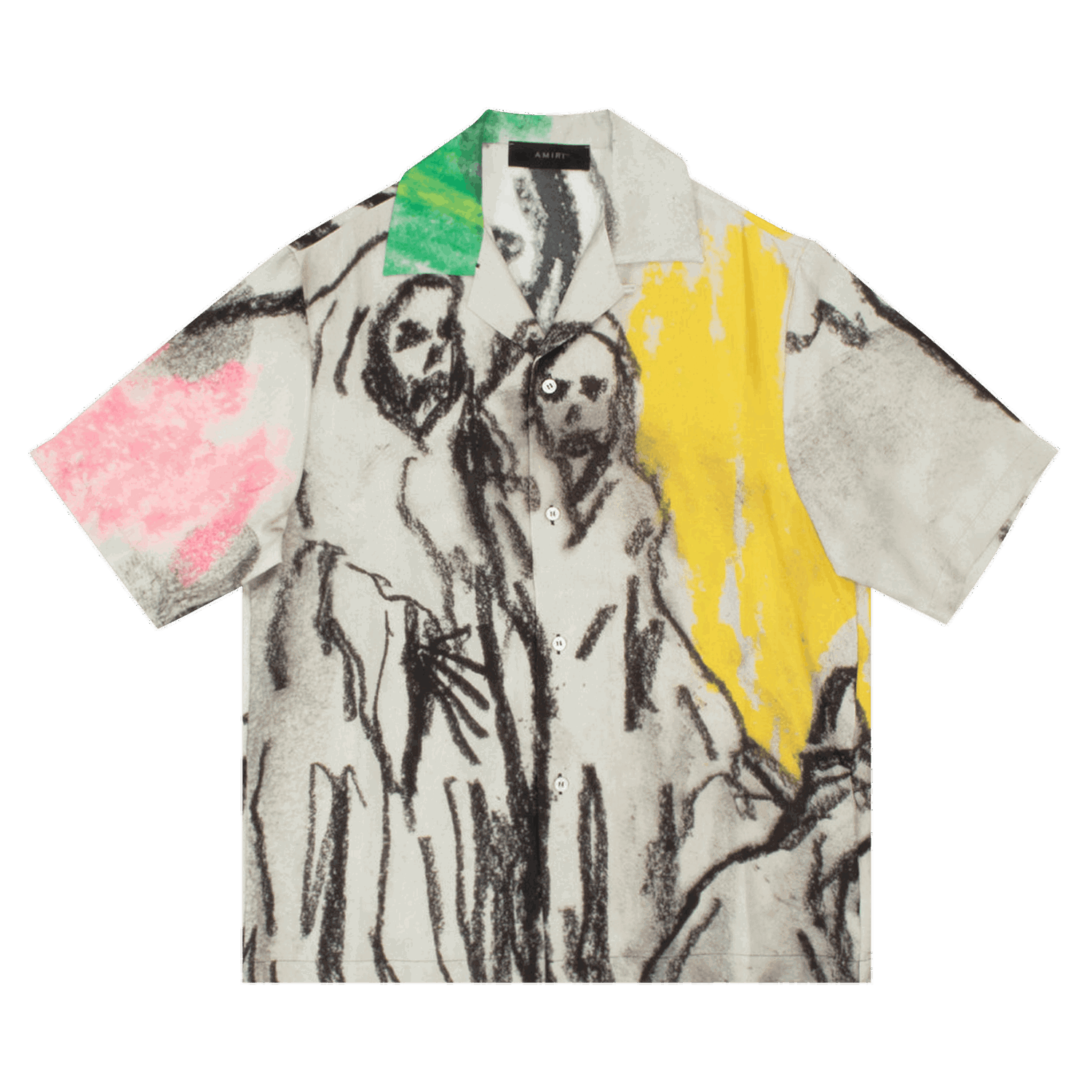 Paita AMIRI x Wes Lang Reaper Bowling Shirt Monivärinen | AW22MSS003 900 MULT, 0