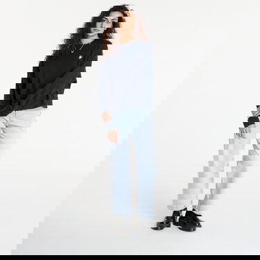 Huppari Tommy Hilfiger Tommy Hilfiger Script Pique Sweatshirt Tummansininen | WW0WW46152 C1G, 3