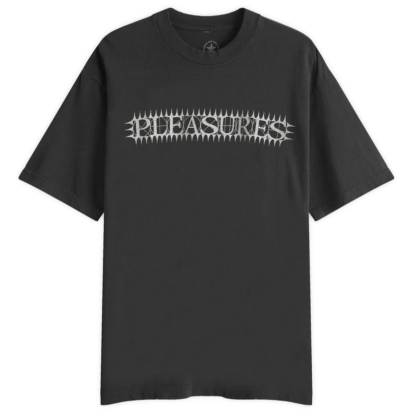 T-paita Pleasures Spike T-Shirt Musta | P24F101-BLK