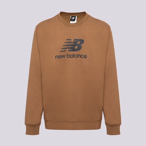 Huppari New Balance Essentials Stacked Logo Ruskea | MT31538DHE, 0