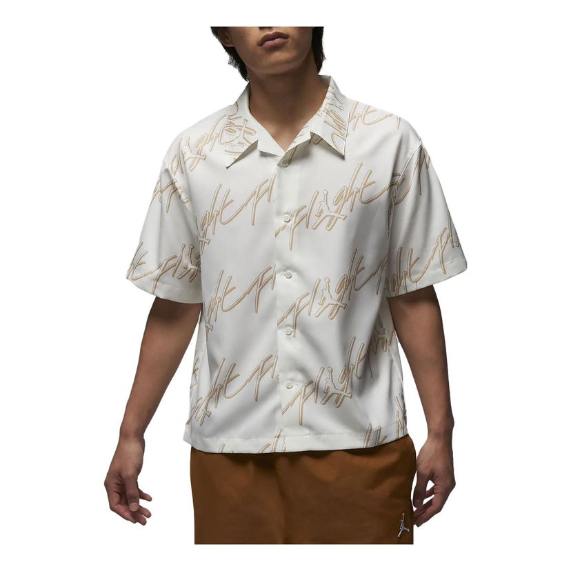 Paita Jordan Essentials Flight Print Shirt Valkoinen | FB7323-133