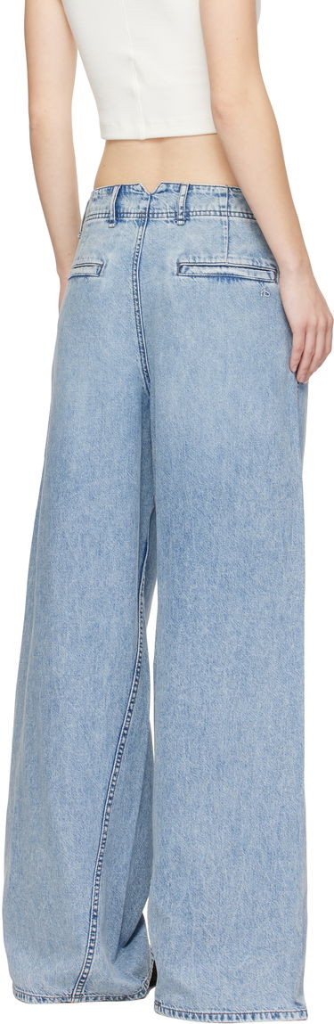Jeans rag & bone Rag & Bone Featherweight Wide-Leg Sofie Jeans Sininen | WDD24H3003FWAN, 2