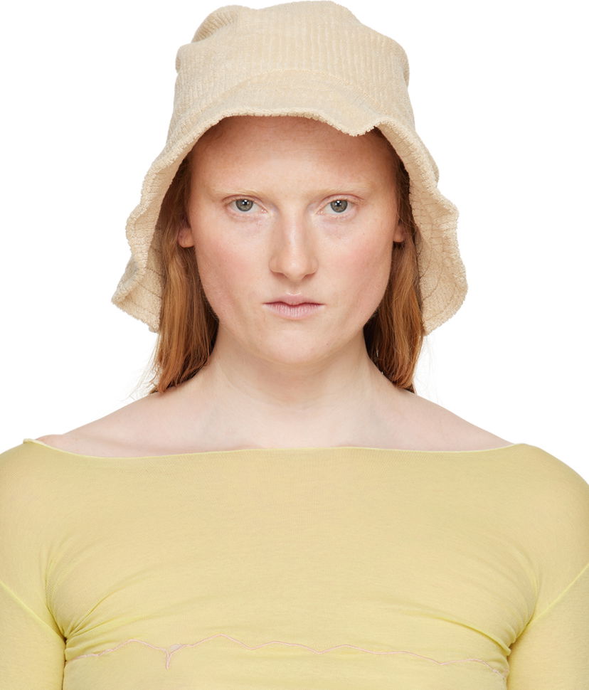 Hattu Baserange Baserange Pose Bucket Hat Beige | ACPOH-CO-SU24