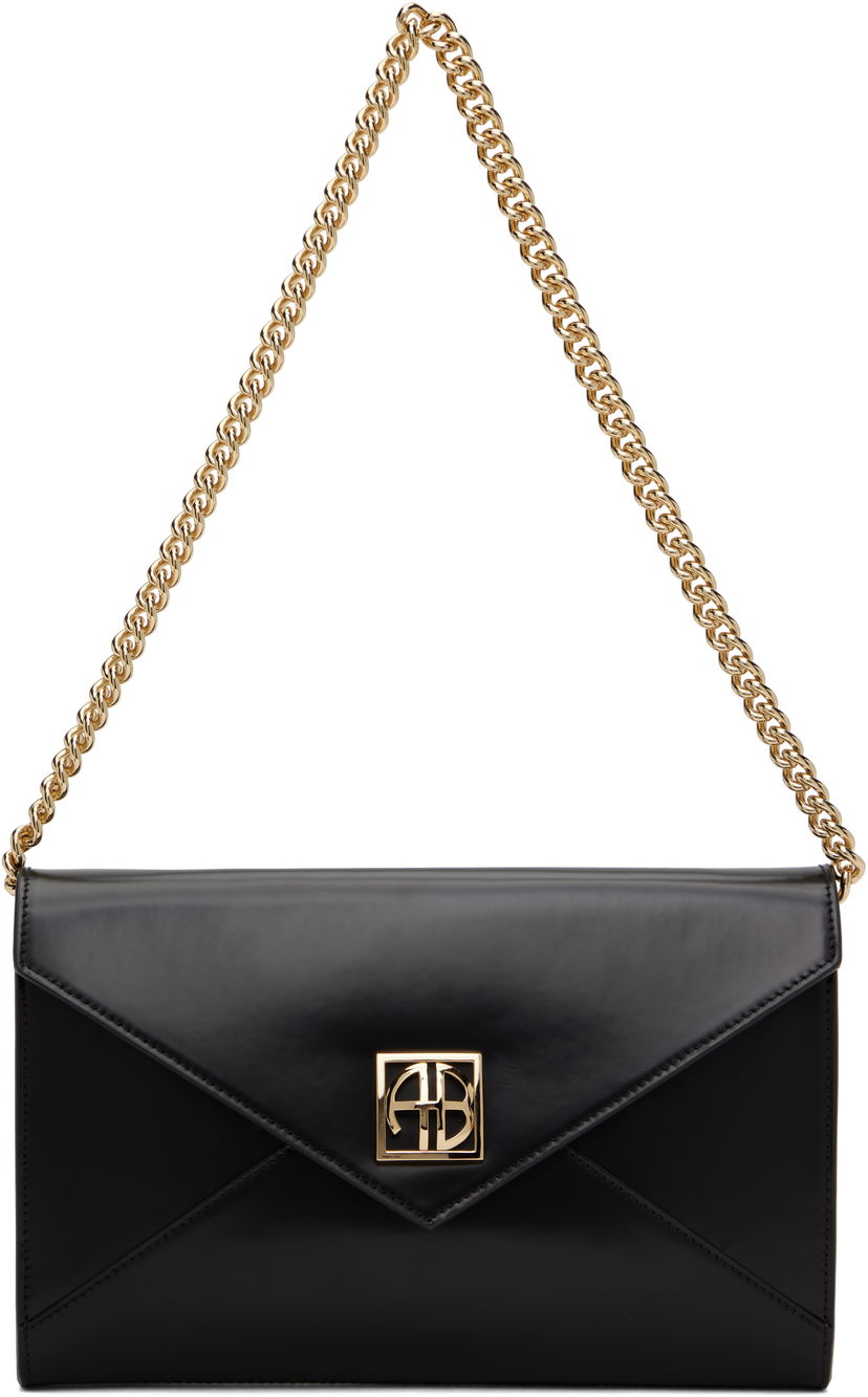 Lompakko Anine Bing Anine Bing Elly Chain Clutch Musta | A-13-10781-BLK1