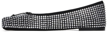 Mekko Alexander Wang Alexander Wang Billie Crystal Ballerina Flats Musta | 30324F065, 2