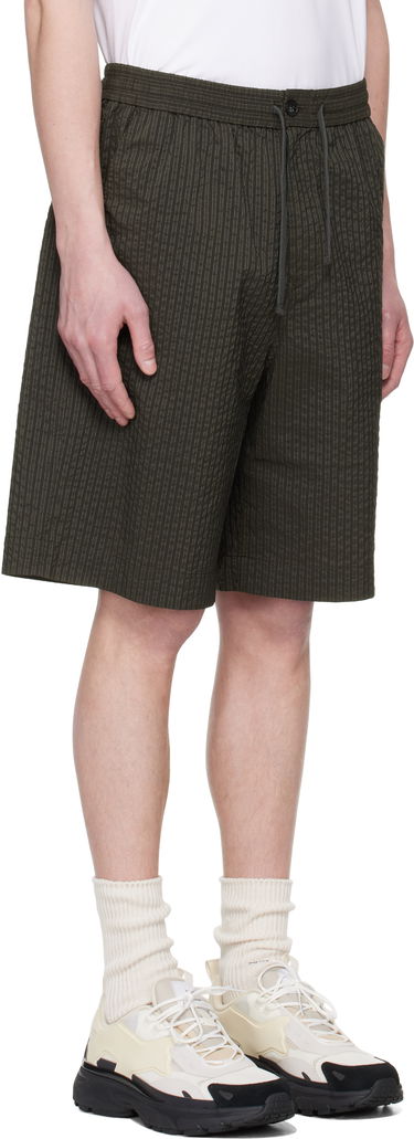 Shortsit MAISON KITSUNÉ Maison Kitsuné Elasticated Bermuda Shorts Vihreä | OM01406WC5032, 1