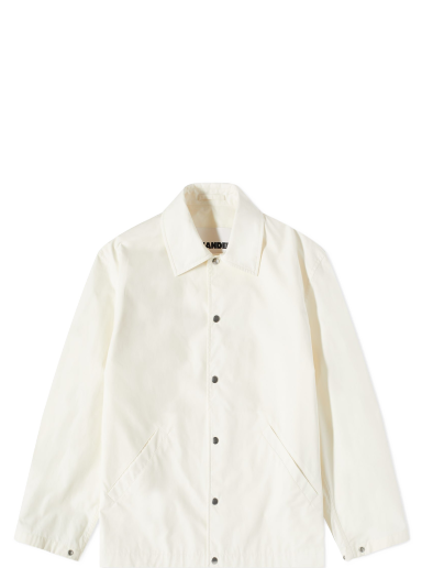 Takki Jil Sander Back Logo Coach Jacket Valkoinen | J23BN0003-J45071-103